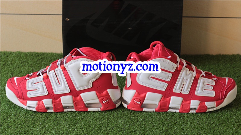 Supreme x Nike Air More Uptempo Red